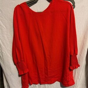 Elegant Red Women's Top